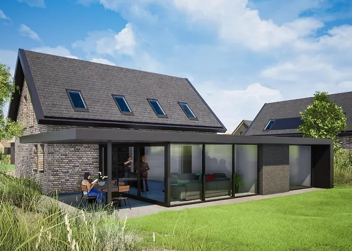 Luxurious House With Indoor Swimming Pool On A Holiday Park 1 2Km From The Beach